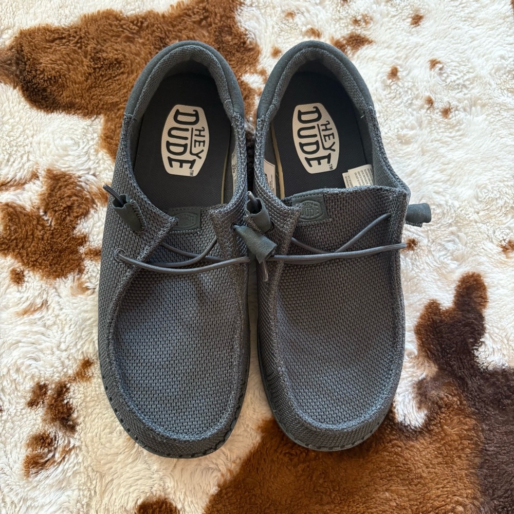 Hey Dude Dark Blue Shoes